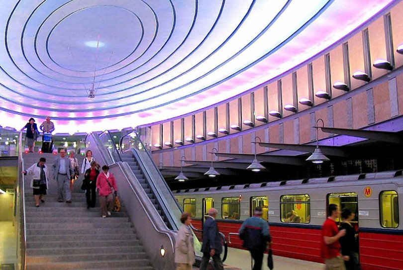 Warsaw Metro Line 2 Construction