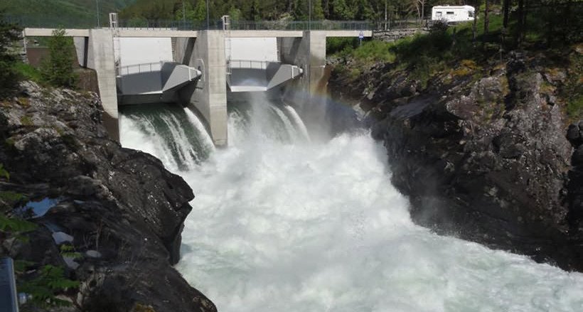 Nedre Otta hydropower plant in Norway